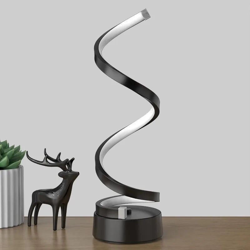 Luxury Desk Swirl Lamp