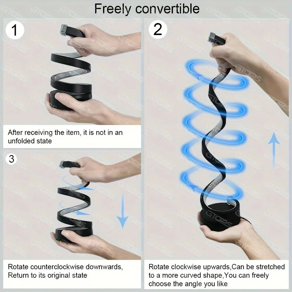 Luxury Desk Swirl Lamp