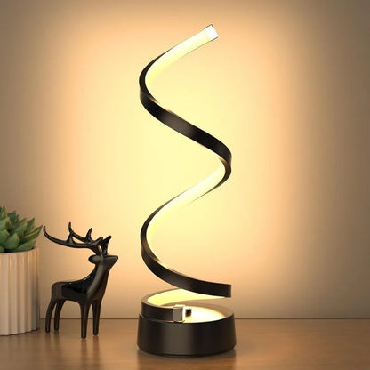 Luxury Desk Swirl Lamp