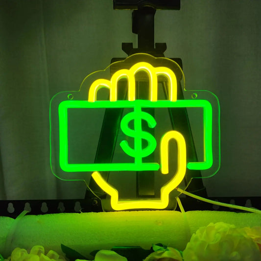 Cash Grab Neon Sign