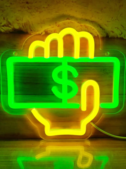 Cash Grab Neon Sign